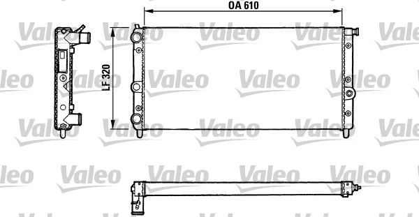 Valeo 811067 - Chladič vody -
