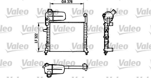 Valeo 811069 - Chladič vody -