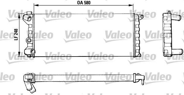 Valeo 811392 - Chladič vody -