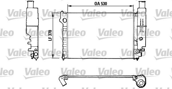 Valeo 816554 - Chladič vody -
