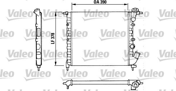 Valeo 816655 - Chladič vody -