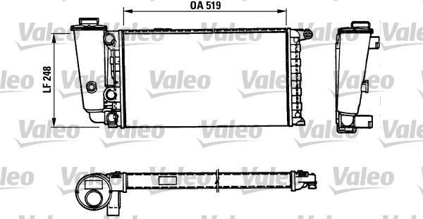 Valeo 816707 - Chladič vody -