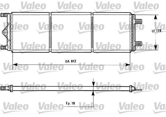 Valeo 816868 - Chladič vody -