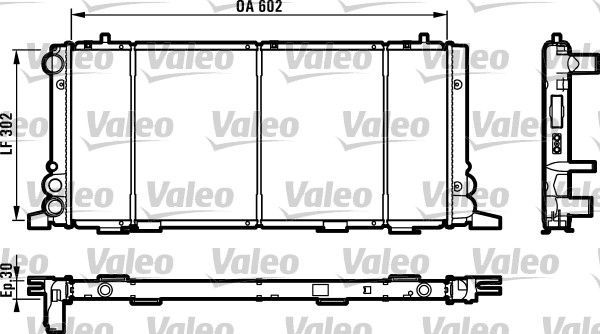 Valeo 819260 - Chladič vody -