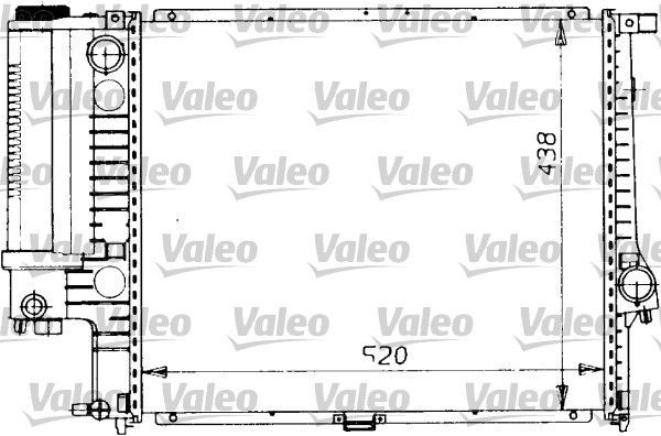 Valeo 819412 - Chladič vody -