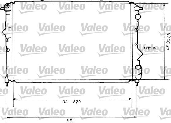 Valeo 819431 - Chladič vody -