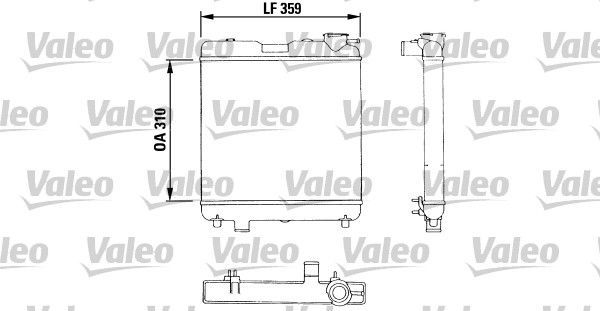Valeo 883053 - Chladič vody -