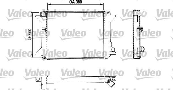 Valeo 883464 - Chladič vody -