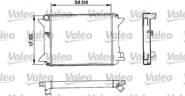 Valeo 883715 - Chladič vody -