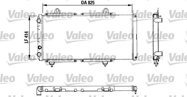 Valeo 883765 - Chladič vody -