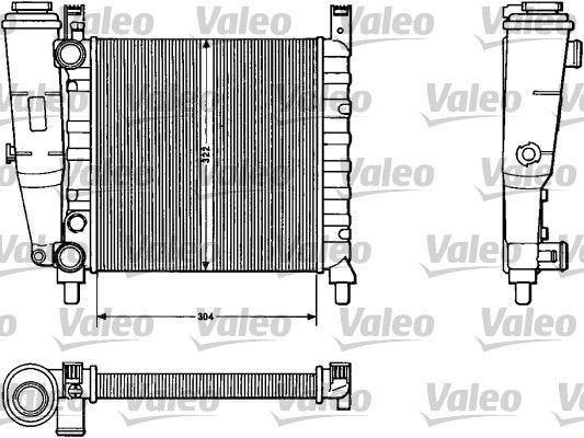 Valeo 883811 - Chladič vody -