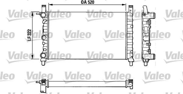 Valeo 883825 - Chladič vody -