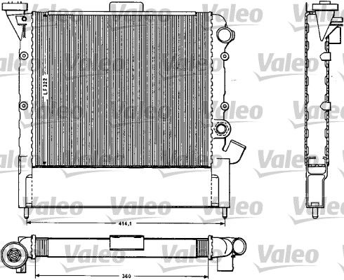 Valeo 883852 - Chladič vody -
