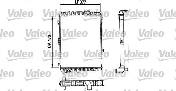 Valeo 883863 - Chladič vody -