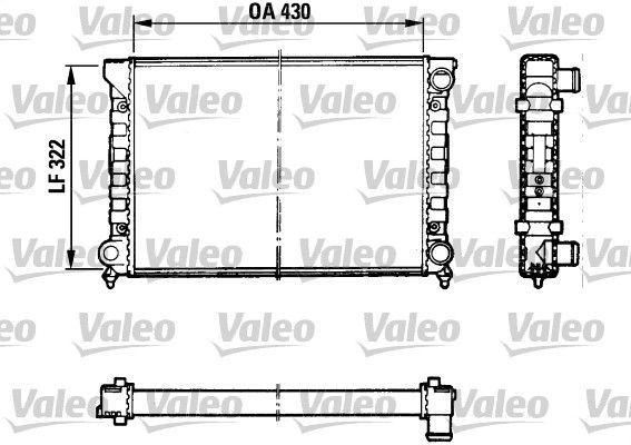 Valeo 883869 - Chladič vody -
