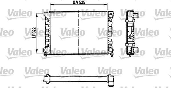 Valeo 883878 - Chladič vody -