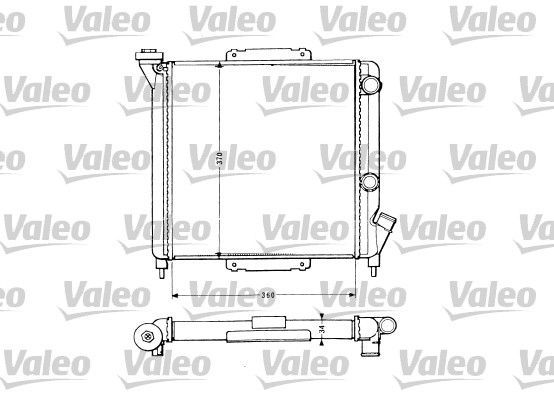 Valeo 883959 - Chladič vody -