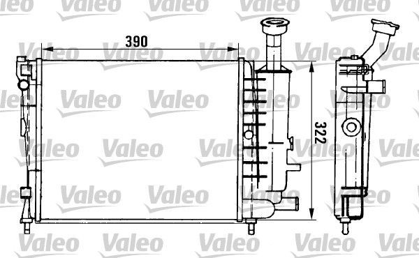 Valeo 961149 - Chladič vody -