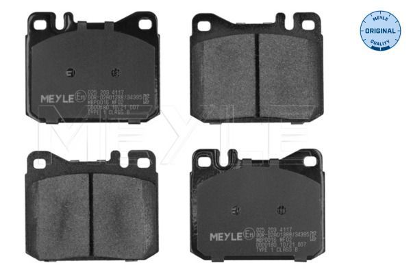 Meyle 025 203 4117 - Brzdové platničky -