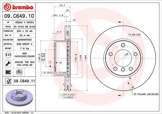 Brembo 09.C649.11