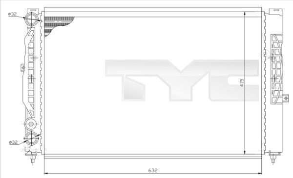 TYC 737-0007 - Chladič vody -