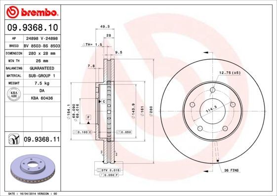 Brembo 09.9368.11