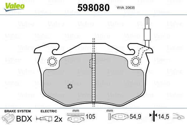 Valeo 598080