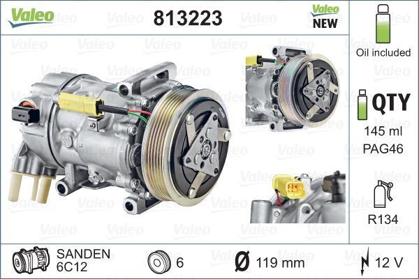 Valeo 813223 - Kompresor -