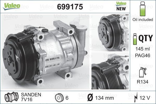 Valeo 699175 - Kompresor -