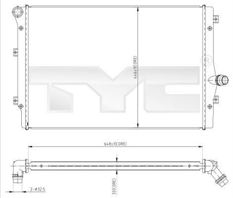 TYC 702-0024 - Chladič vody -