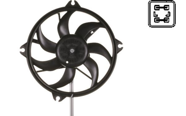 Mahle CFF 329 000S - Ventilátor motora -