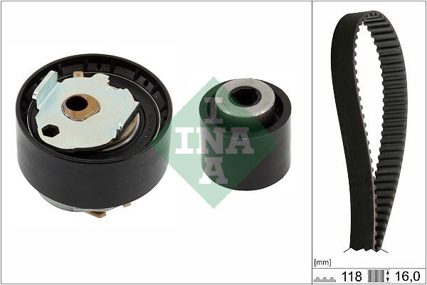 INA 530 0728 10 - Rozvodová sada -