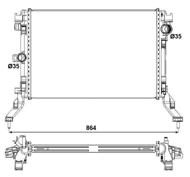 NRF 53026 - Chladič vody -