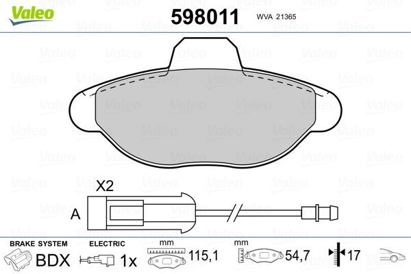 Valeo 598011