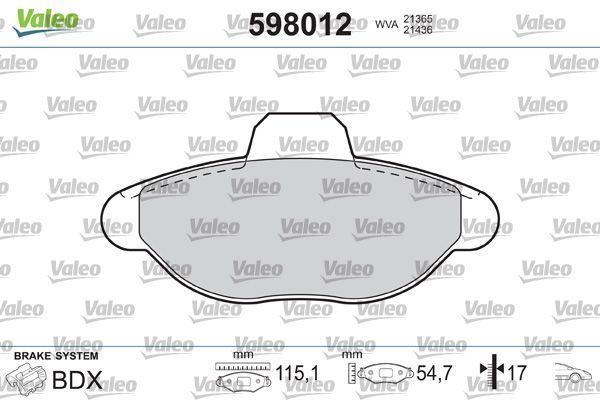 Valeo 598012