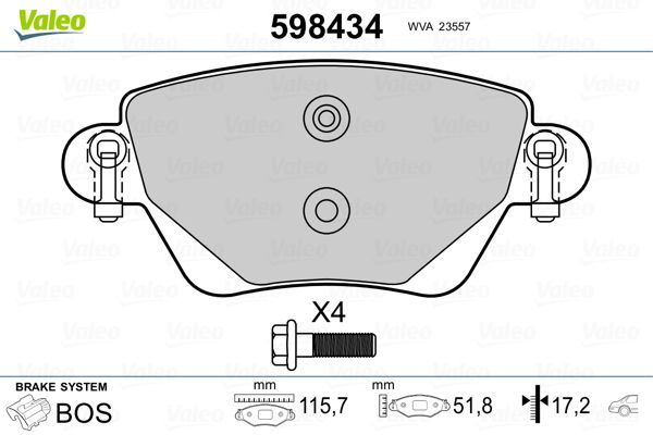 Valeo 598434