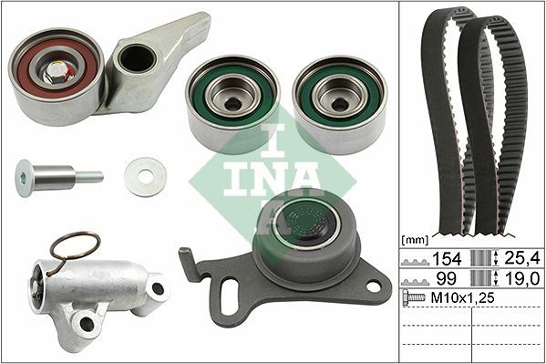 INA 530 0594 10 - Rozvodová sada -