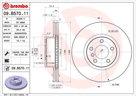 Brembo 09.B570.11