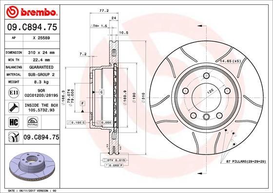 Brembo 09.C894.75