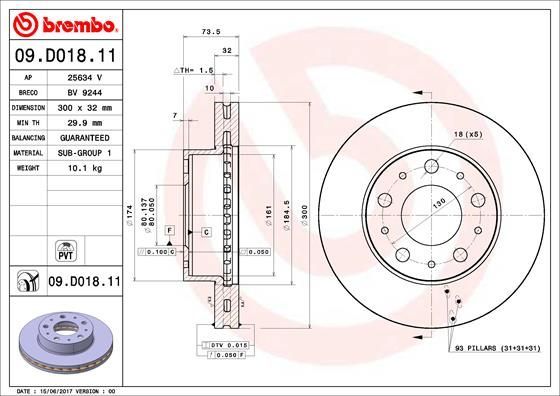 Brembo 09.D018.11