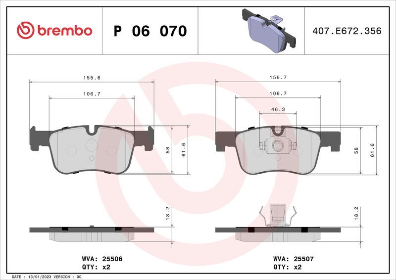 Brembo P 06 070X