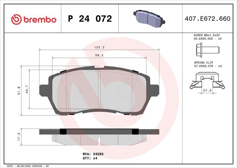 Brembo P 24 072X