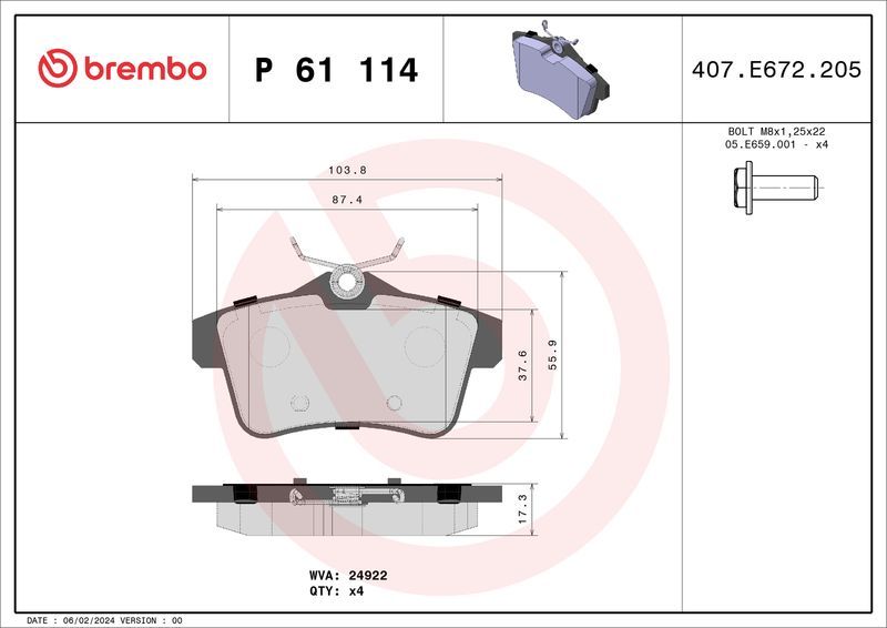 Brembo P 61 114