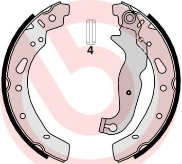 Brembo S 24 540 - Brzdové čeľuste -
