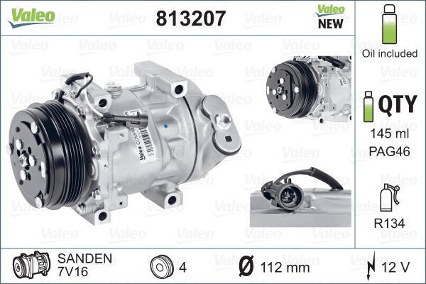 Valeo 813207 - Kompresor -