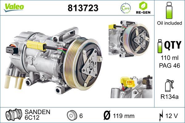 Valeo 813723 - Kompresor -