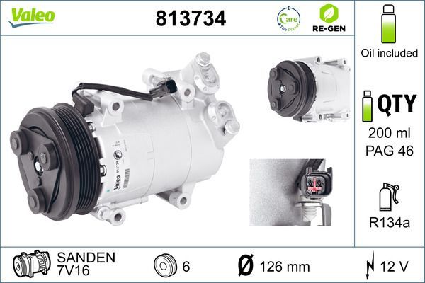 Valeo 813734 - Kompresor -