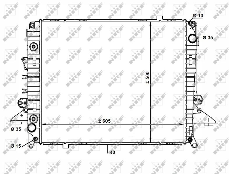 NRF 58463 - Chladič vody -