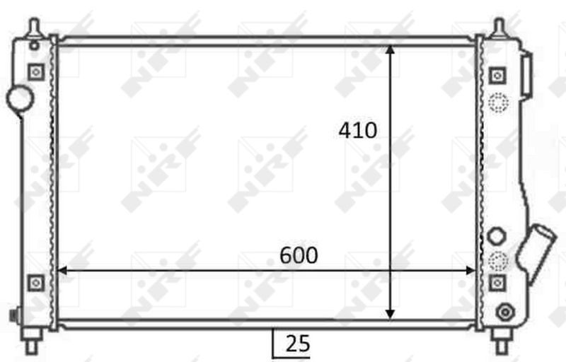 NRF 59054 - Chladič vody -