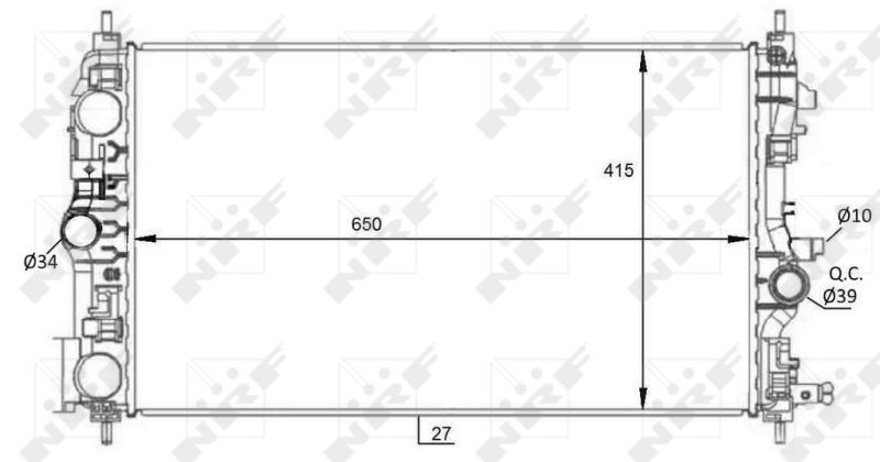 NRF 59076 - Chladič vody -
